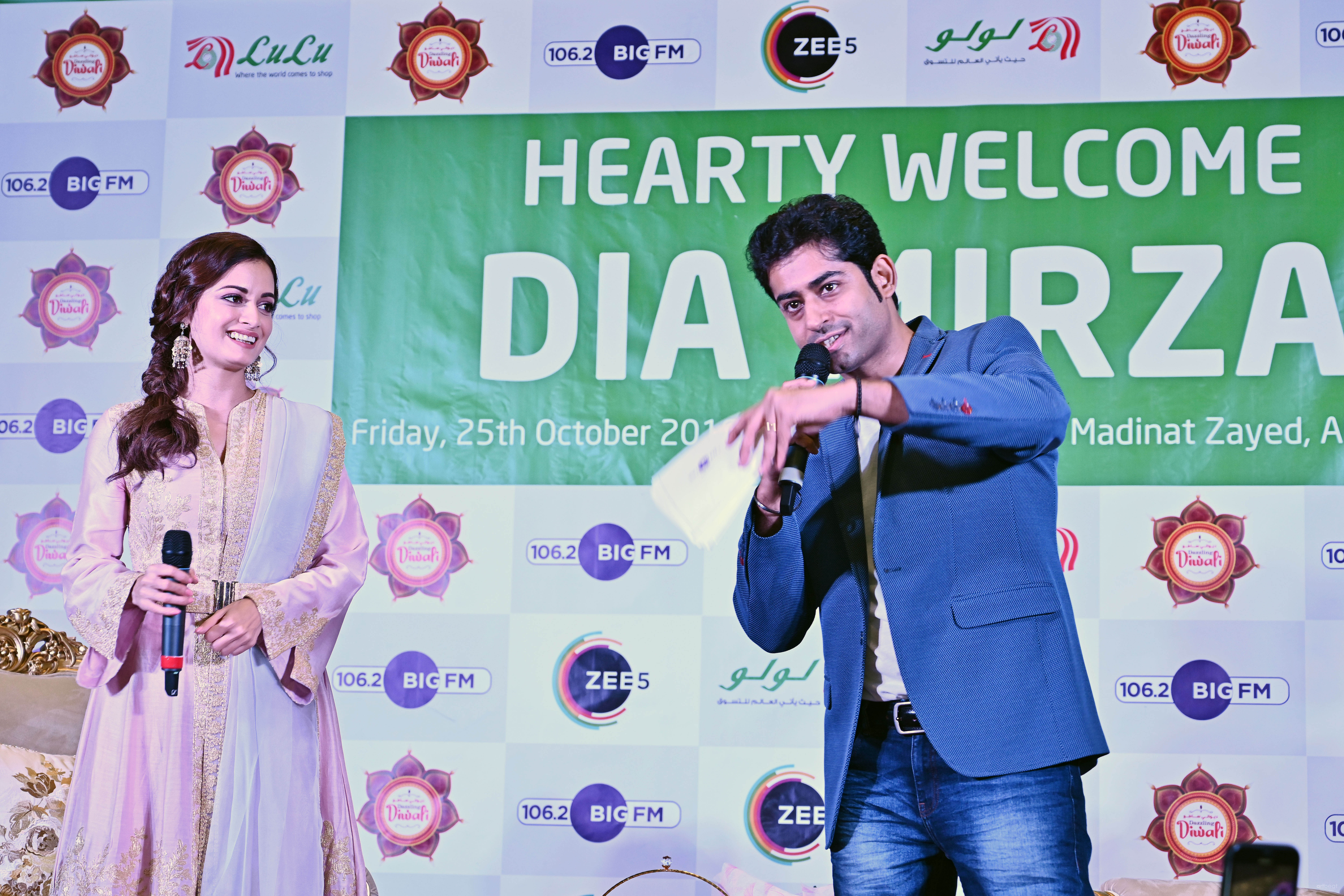 Dia Mirza Zee5 Promotions for Kaafir in Dubai